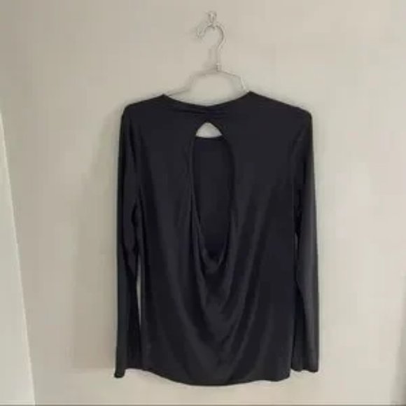 Lululemon Get Set Long Sleeve Shirt Black 6 - Picture 6 of 7